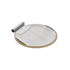 GrandHall Kámen na pizzu s kráječem | 33 cm