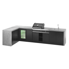 Grandpro Rohová venkovní kuchyně PREMIUM G3 PLUS | 451 WF Series | 349 cm