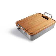 Napoleon Nerezový pekáč s bambusovým prkénkem | 2v1